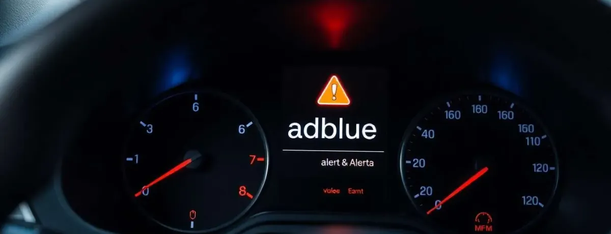 Voyant AdBlue allumé voiture diesel – tableau de bord