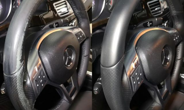Rénovation intérieur d’un Mercedes Classe E — LAV’AUTO À DOMICILE — photo 1