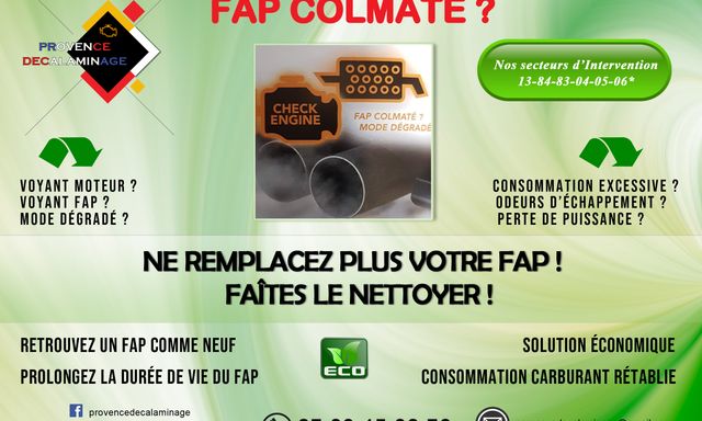 Nettoyage fap — Provence decalaminage — photo 1