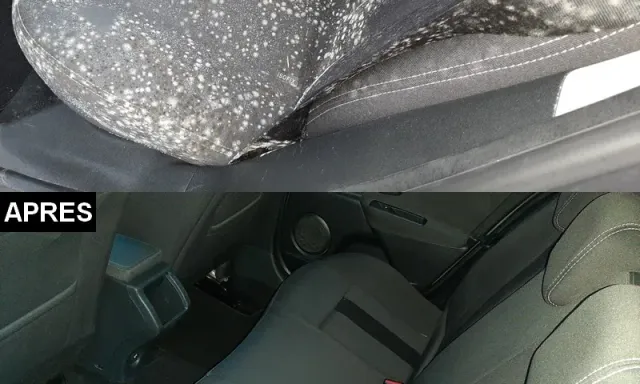 Voir plus — Nettoyage siège avec shampouineuse — Maniac auto 17