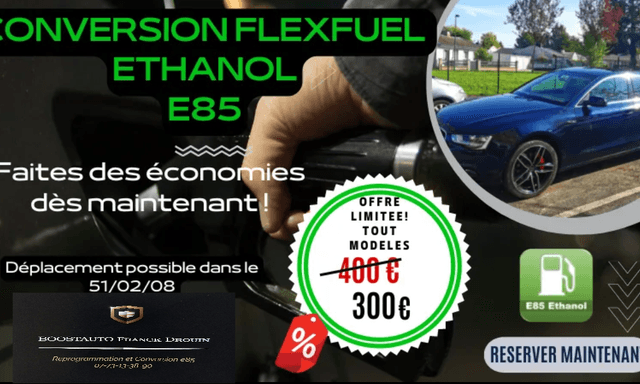 Conversion e85 — Boost auto — photo 1